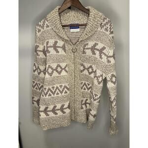 Vintage 70’s Pendleton High Grade Western Wear Wool Zip Cardigan Size S